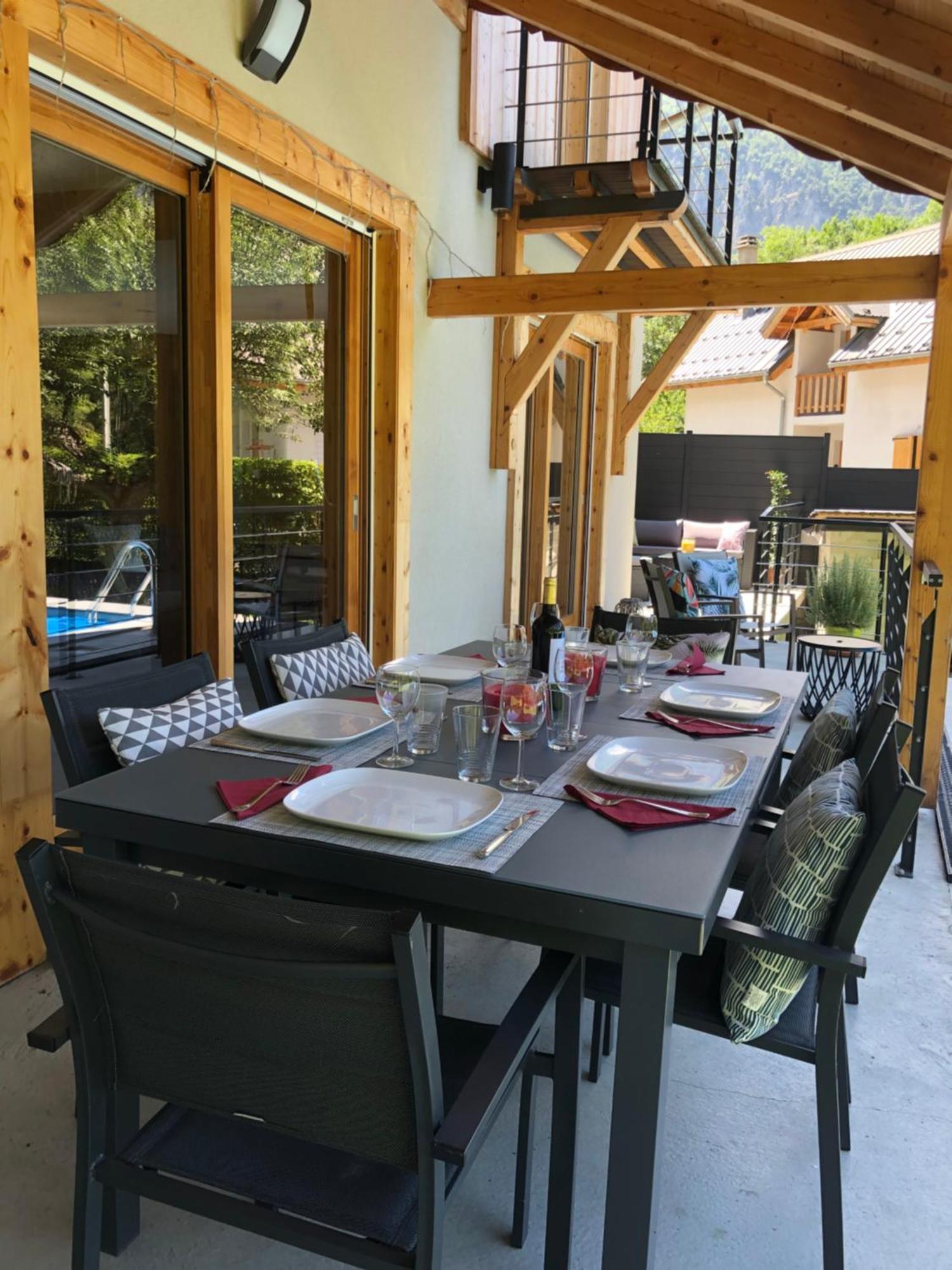 Chalet Barbara With Swimming Pool In The Heart Of Oisans Le Bourg-dʼOisans Eksteriør bilde