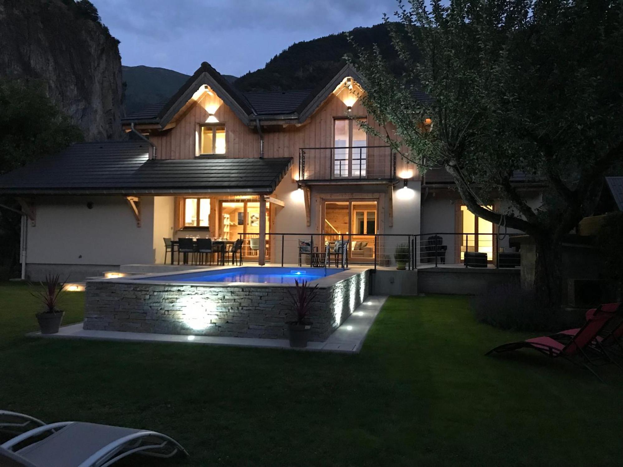 Chalet Barbara With Swimming Pool In The Heart Of Oisans Le Bourg-dʼOisans Eksteriør bilde